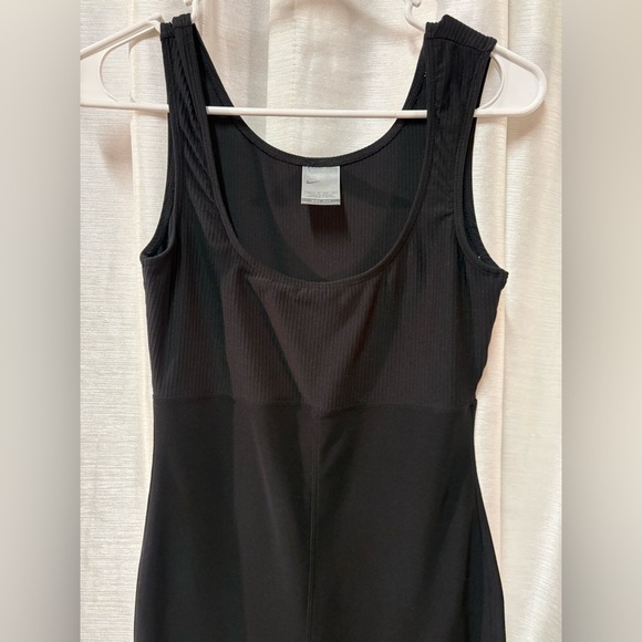 NIKE Dry-Fit Black Sleeveless Flared Leg Jumpsuit X-Small - Picture 3 of 8